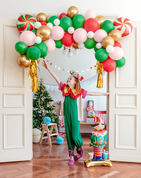 Girlanda balonowa - Cukierki, mix, 170x155 cm - obrazek 4