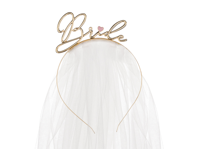 Opaska Bride, złoty - obrazek 2
