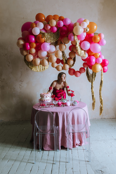 Balony z łącznikiem, 33 cm, nude (1 op. / 20 szt.) - obrazek 7