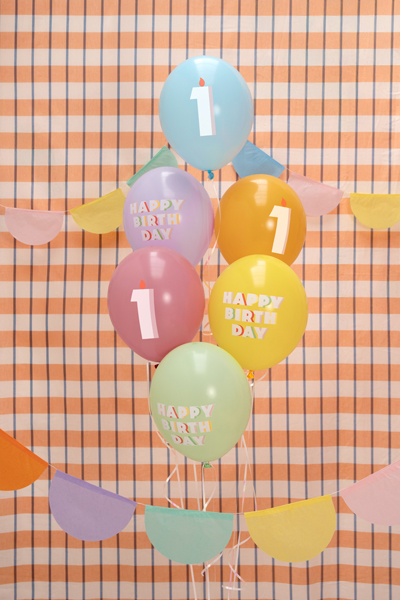 Balony 30 cm, 1, mix (1 op. / 6 szt.) - obrazek 2