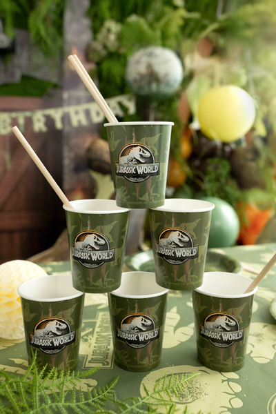 Kubeczki Jurassic World, 250 ml, mix (1 op. / 6 szt.) - obrazek 2