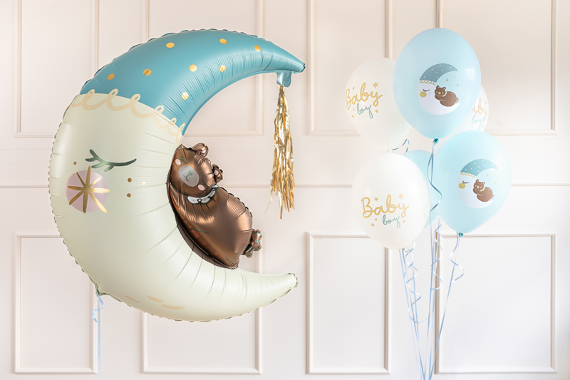 Balony 30 cm, Baby boy, mix (1 op. / 50 szt.) - obrazek 2