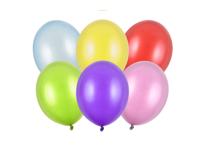 Balony Strong 23cm, Metallic Mix (1 op. / 100 szt.)