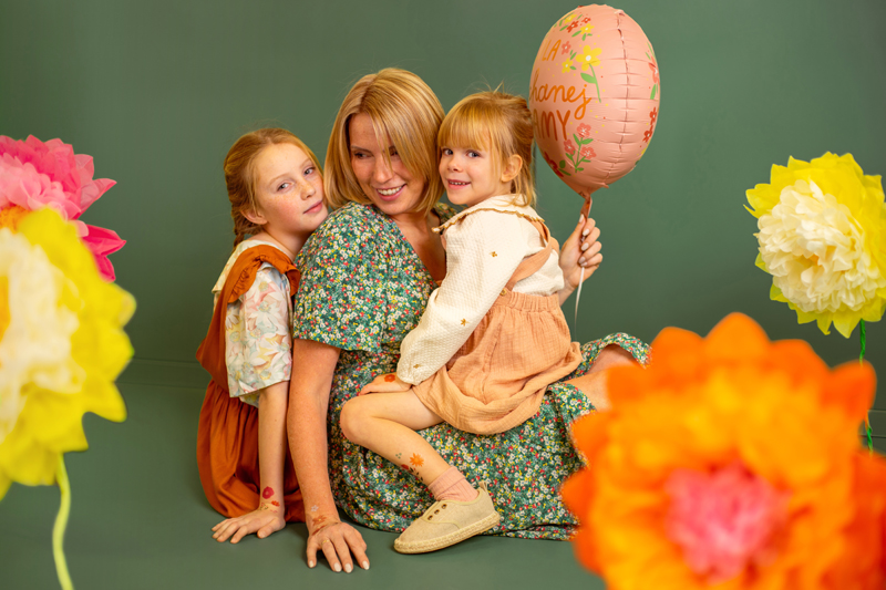 Balon foliowy ''Dla kochanej mamy'', 45 cm, mix - obrazek 6