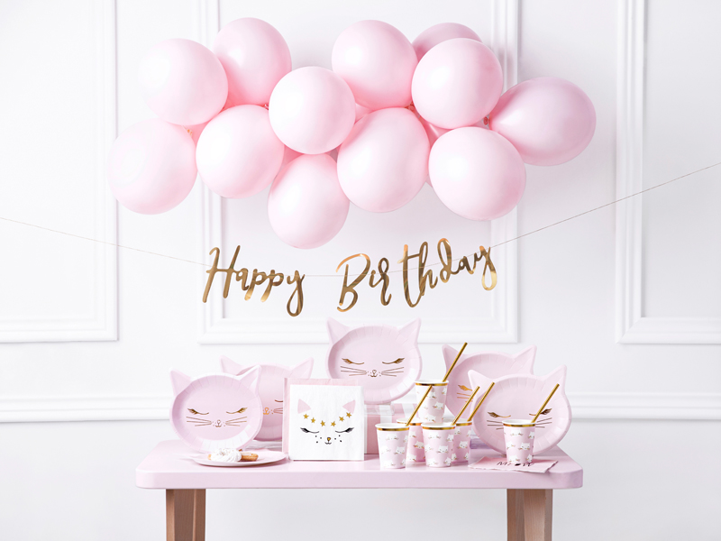 Balony Strong 12cm, Pastel Pale Pink (1 op. / 100 szt.) - obrazek 7