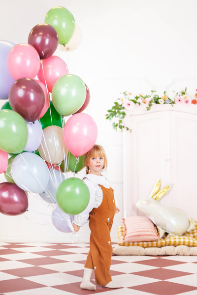Balony Strong 30 cm, Pastel Prune (1 op. / 100 szt.) - obrazek 2