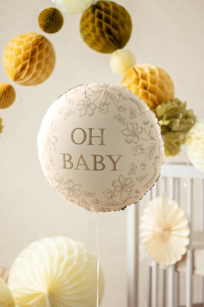 Balon foliowy pastylka ''Oh Baby'', 35x35 cm, mix - obrazek 2
