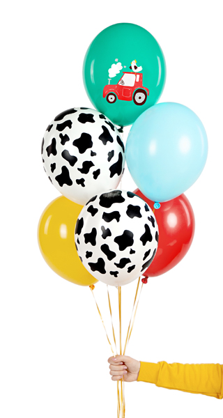 Balony 30 cm, Farma, mix (1 op. / 50 szt.) - obrazek 4