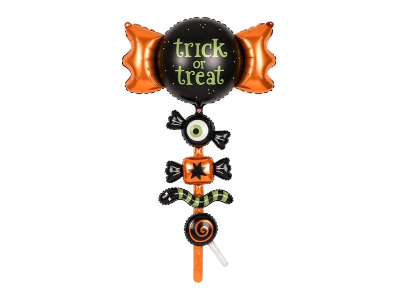 Balon foliowy Trick or treat, 89x129 cm, mix