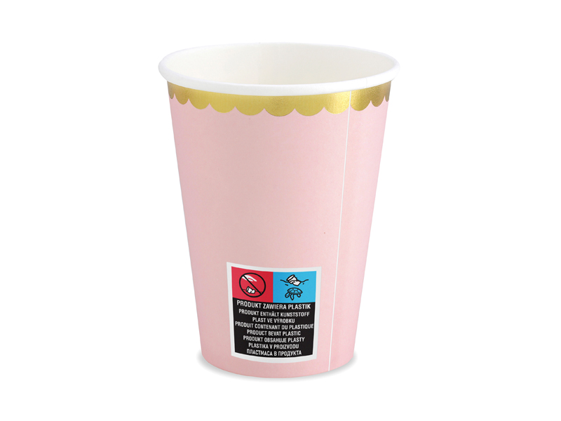 Kubeczki, j. róż, 220ml (1 op. / 6 szt.) - obrazek 2