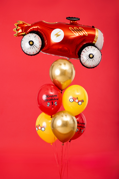 Balony 30 cm, Happy Birthday, mix (1 op. / 50 szt.) - obrazek 2