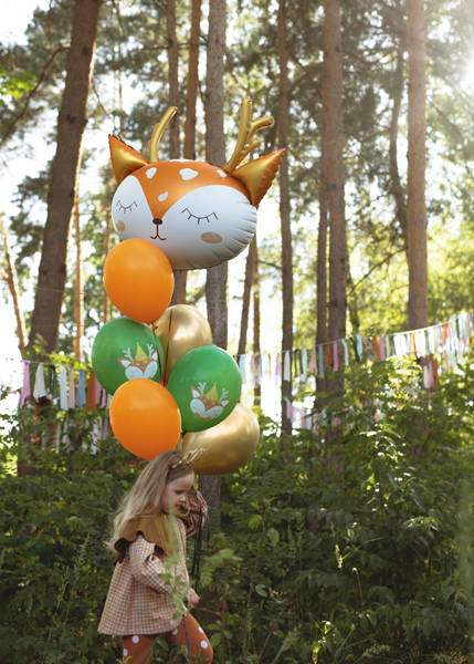 Balon foliowy Jelonek, 73x64cm, mix - obrazek 5
